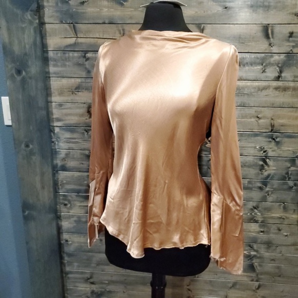 Bec and Bridge Open Back Blush Dahlia Top